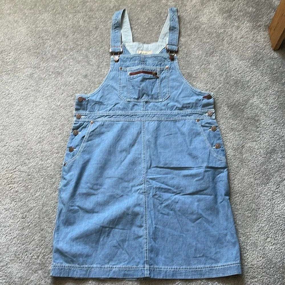 Eddie Bauer Overalls with Skirt - Picture 2 of 4